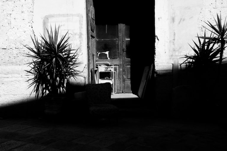 Apulia photography of an old door of ancient home